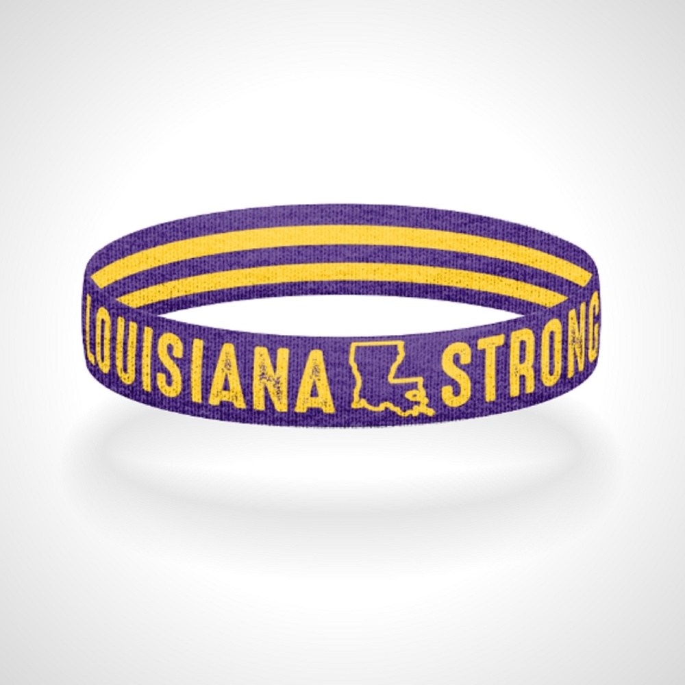 Louisiana Strong Reversible Bracelet Wristband